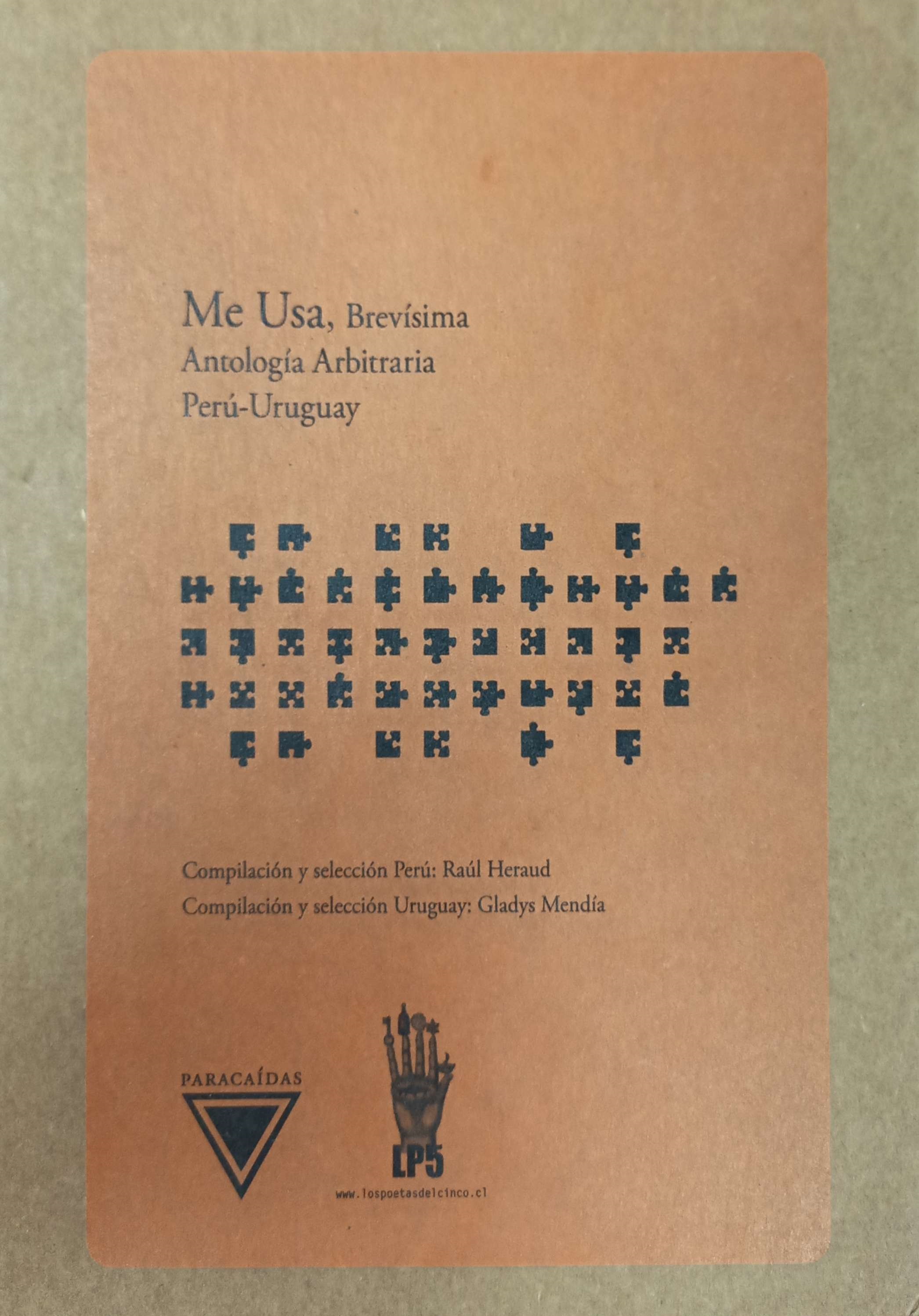 Me usa, brevísima antología arbitraria Perú-Uruguay